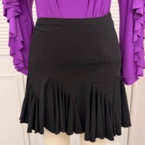Star Dance Black Dance Skirt Sz M